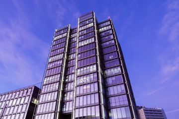 office building in a Business District in Bucharest, Romania.