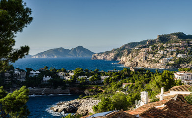 landscape of the port of andratx, majorca, balearic islands, spain