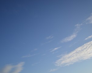  blue background made of clouds in the sky