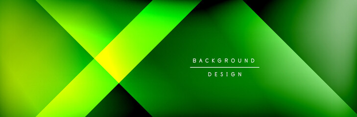 Abstract background - squares and lines composition created with lights and shadows. Technology or business digital template