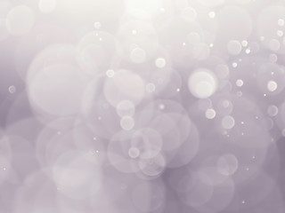 White bokeh background. Blur background. White bubbles.
