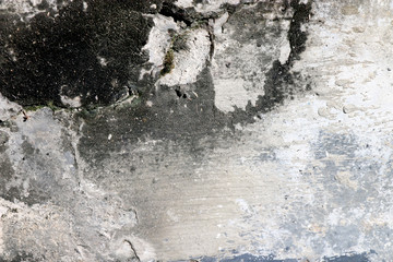 Traces of time left on the wall. Old concrete background. Faded walls. Abstract textures.