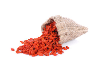 red dried goji berries ( Lycium Barbarum , wolfberry )
