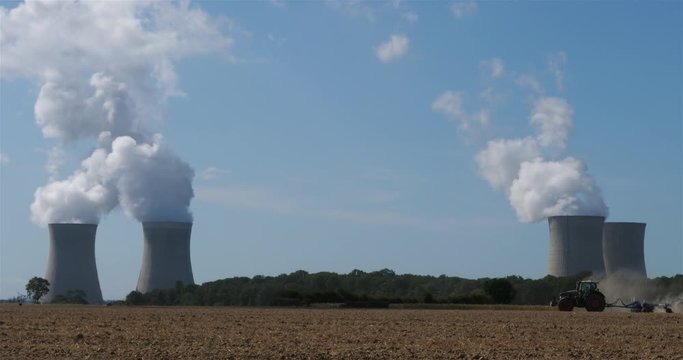 Nuclear power station,Dampierre-en-Burly,  France