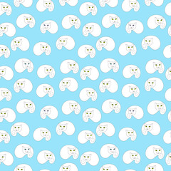 Pattern with cute cats