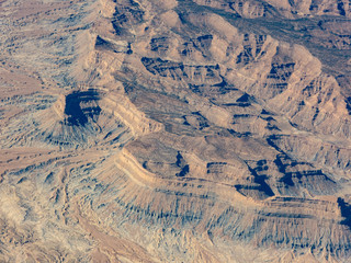 Aerial view Nr Mexican Mountain, Utah