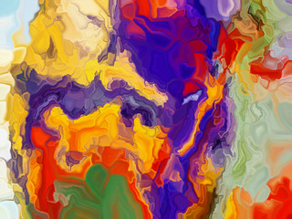 Colorful Watercolor Detail