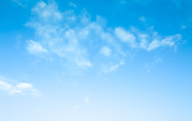 blue sky with beautiful natural white clouds