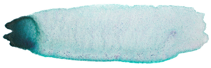 spot green of watercolor paint with texture for design element