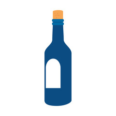 bottle of wine isolated icon vector illustration design