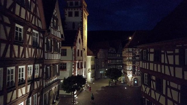 Germany, Baden-W&uuml;rttemberg, Rhein-Neckar-Kreis, Mosbach, marketplace,