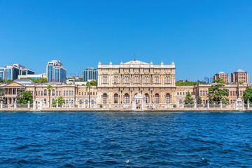 Beautiful Dolmabahce Palace by the sea, Istanbul, Turkey