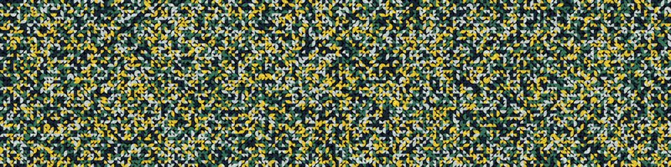 Pattern with random colored quarter circles Generative Art background illustration