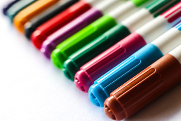 Fototapeta premium Colourful marker pens
