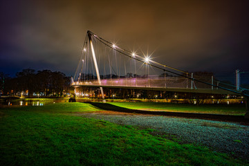 Glacisbrücke Minden - Nachtaufnahme