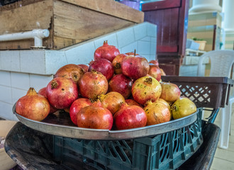 Pomegranates in Nizwa Oman