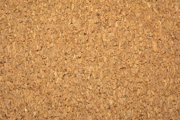 brown textured corkboard closeup