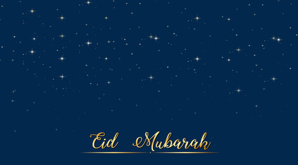 Fototapeta na wymiar Background design for Muslim festival Eid Mubarak