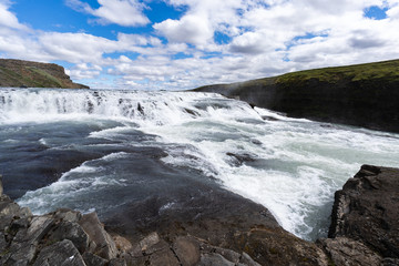 Gullfoss Waterfall in Iceland