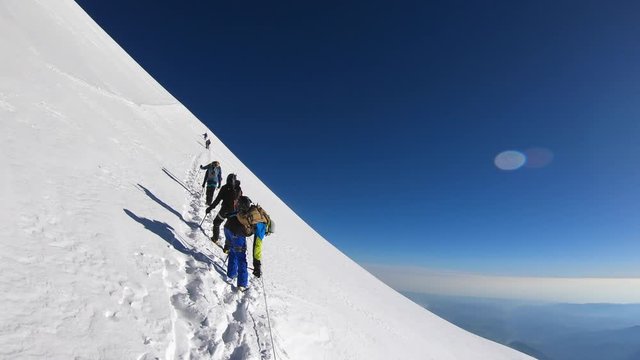 Close to the summit of Elbrus