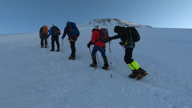 High altitude climbers
