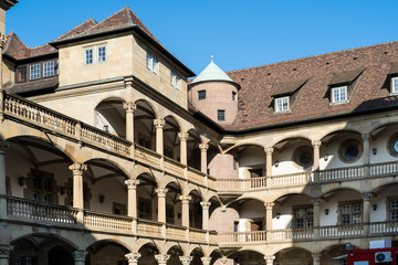 Fototapeta premium Arkadenhof im Alten Schloss in Stuttgart