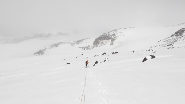 High altitude climbers