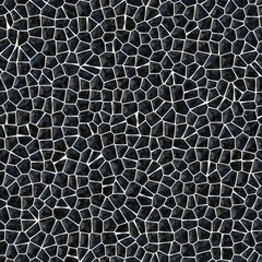 Black mosaic simple gems stony seamless textured texture design pattern