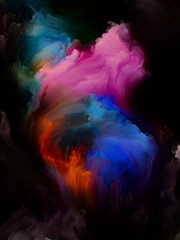 Naklejka na ściany i meble Colorful Abstract Smoke