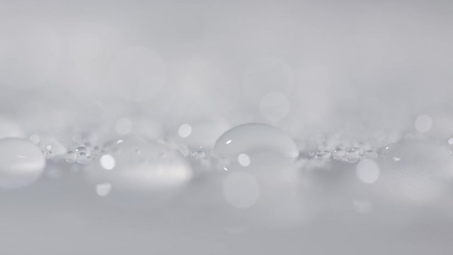 Water bubble white background