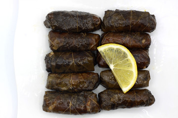 vine leaves,  turkish food, healthy 