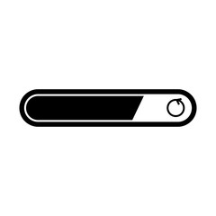 Vector progress loading bar, loading icon, loading illustration template