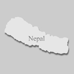map of Nepal