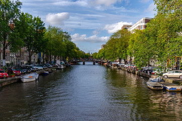 Fototapeta na wymiar Amsterdam Kanal
