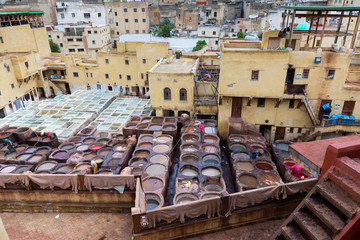 Fes-Meknes administrative region, Marocco - 20 12 2019 Fes is one of the imperial cities. Famous...