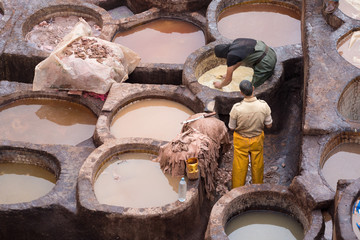 Fes-Meknes administrative region, Marocco - 20 12 2019 Fes is one of the imperial cities. Famous...
