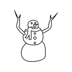 Snowman icon 
