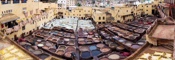 Fes-Meknes administrative region, Marocco - 20 12 2019 Fes is one of the imperial cities. Famous...