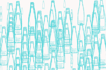 Hand drawn. Decoration, repeat, background & details.