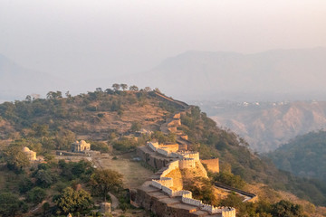 Fototapeta na wymiar Kumbhalgarh Fort, Rajasthan, India