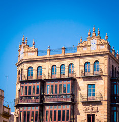 Fototapeta premium facade of a building in Seville