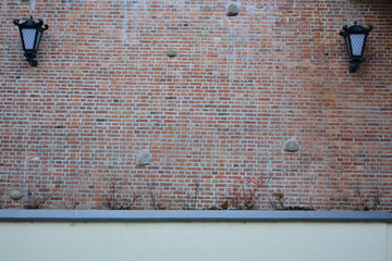 Old brick wall. Background, texture.