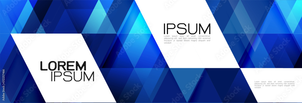 Poster colorful repeating triangles gradient geometric in contemporary style on white background and space 