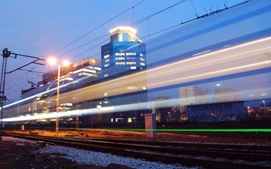 Obraz premium city at night