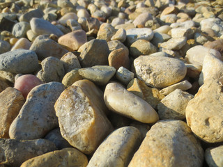 stones on the beach