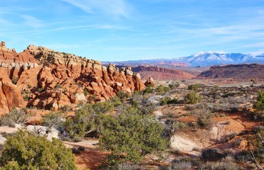 Fiery Furnace arches in Arches National Park