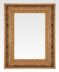Gold picture frame