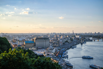 view of the city