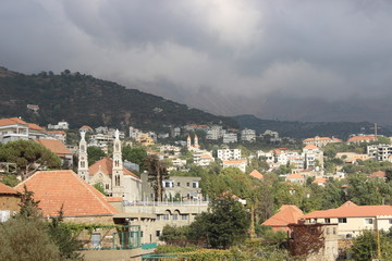 Obraz premium panoramic view of the old city