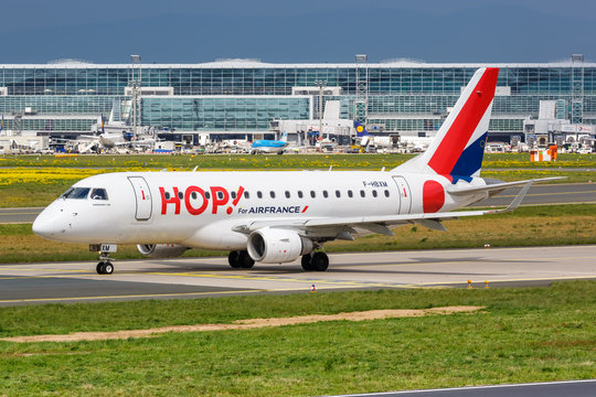 Hop! Air France Embraer 170 Airplane Frankfurt Airport